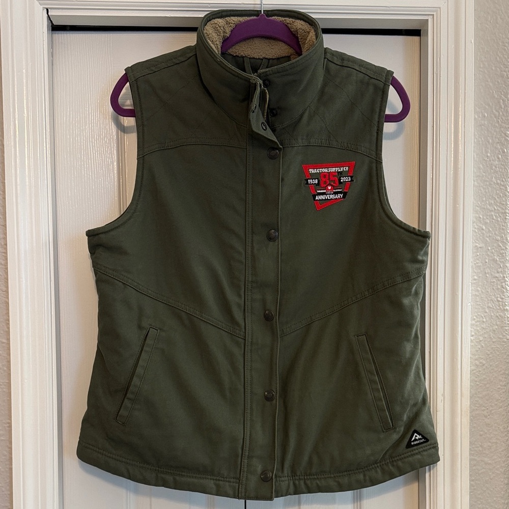 Ridgecut Toughwear Sherpa Lined Tractor Supply Co.Sleeveless Vest-size Medium